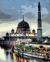 Картина по номерам Цветной Premium: Мечеть