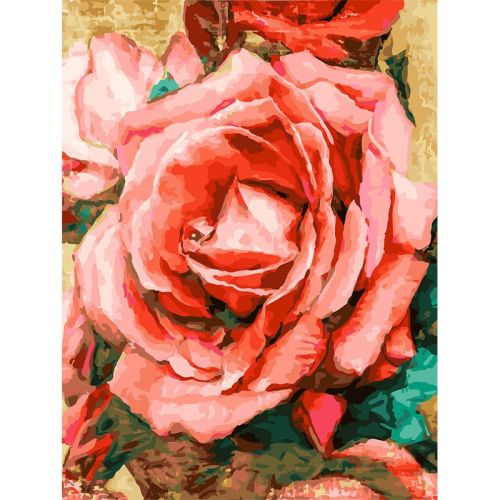 Картина по номерам Белоснежка: Благородная роза (394-AS)