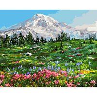 Картина по номерам Белоснежка: Альпийские луга