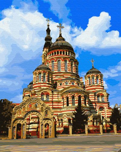 Картина по номерам Цветной: Благовещенский кафедральный собор (EX5931)