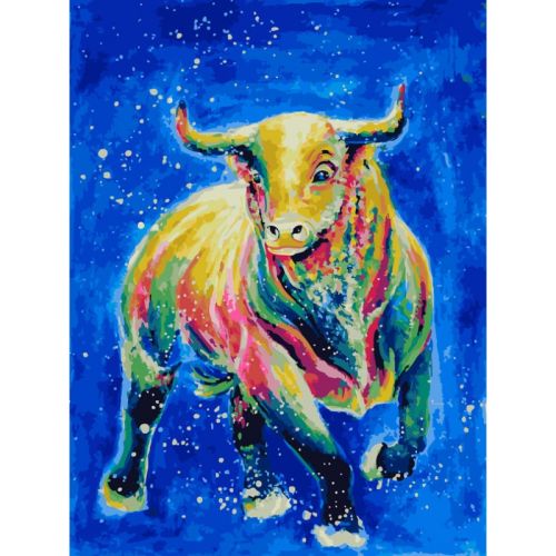 Картина по номерам Белоснежка: Космический бык (366-AS)