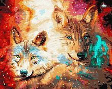 Картина по номерам Paintboy: Созвездие волков