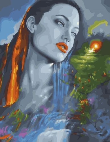 Картина по номерам Paintboy: Анджелина на закате (ZX 22300)